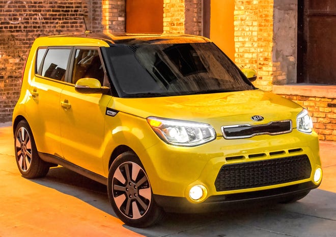 Redone last year, the 2015 Soul, Kia’s compact urban utility vehicle, looks as fresh as it did when it appeared in ‘09. Frisky colors—this is Solar Yellow—belie the Soul’s practical nature and quality construction.