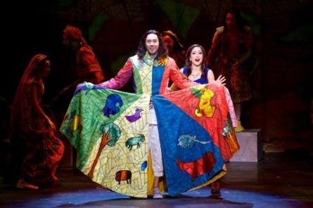 Ace Young stars as Joseph and Diana DeGarmo as the Narrator in ‘Joseph and the Amazing Technicolor Dreamcoat.’