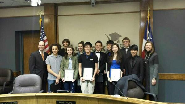 Ten high school musicians were recognized by the Lubbock ISD Board of Trustees on Thursday for All-State.