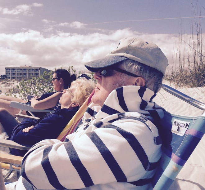 Columnist Erin DeRosaís sister, mother and father relax at the beach during a memorable recent visit.