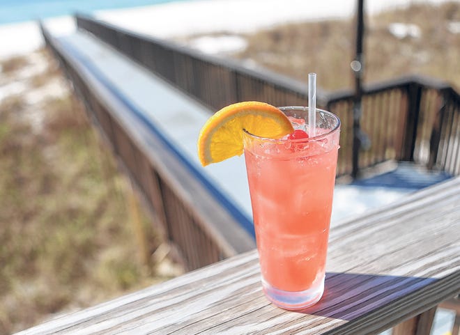 Runaway Island on Front Beach Road is the perfect place to enjoy Mariah's Fruity Island Drink.