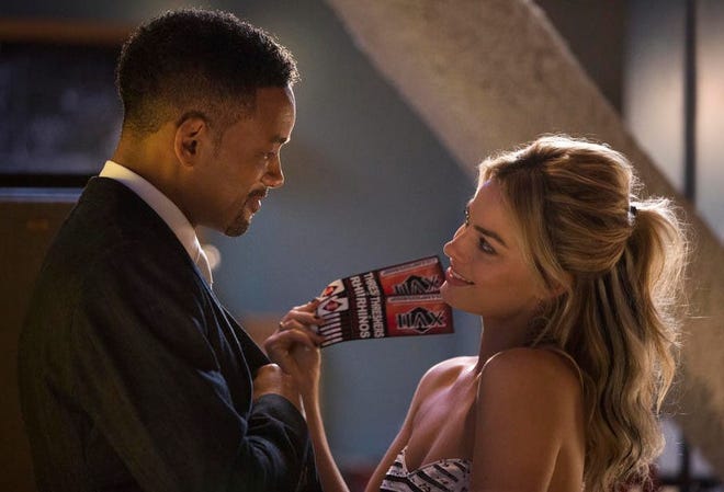 Will Smith and Margot Robbie star in "Focus."