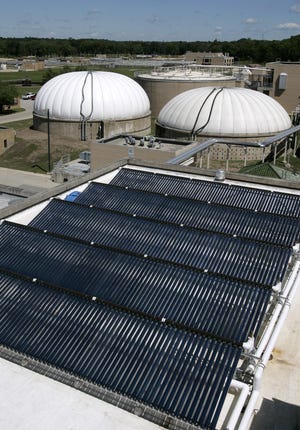 Evacuated solar tubes are used at the Freedom Field facility in Rockford. Ballard Engineering designed much of the technology at Freedom Field on the Kishwaukee Street campus of the Rock River Water Reclamation District.

RRSTAR.COM FILE PHOTO