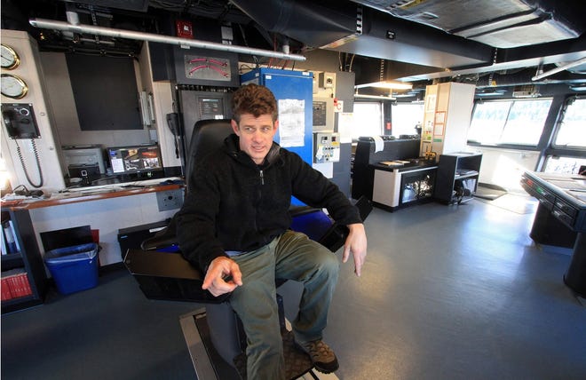 Mike Hoshlyk, captain of the National Science Foundation research vessel 
Sikuliaq, has brought the floating Arctic laboratory to Seward, Alaska, to 
prepare for a voyage of discovery.AP PHOTO / DAN JOLING
