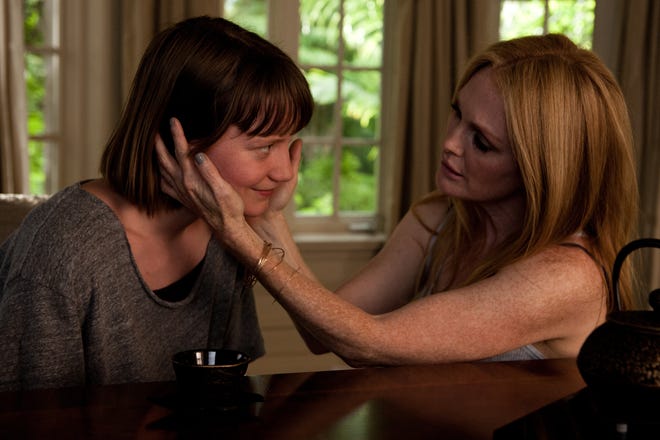 AP photo

In this image released by Focus World, Julianne Moore, right, and Mia Wasikowska appear in a scene from "Maps to the Stars."