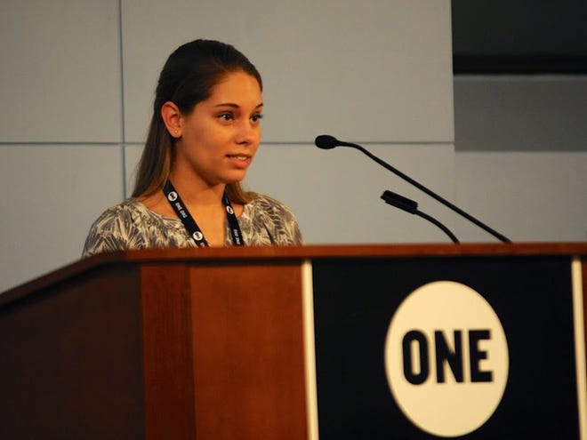University of Alabama student Morgan Moran visited Washington, D.C., to advocate for the ONE campaign, a nonprofit organization that aims to end extreme poverty and preventable diseases.