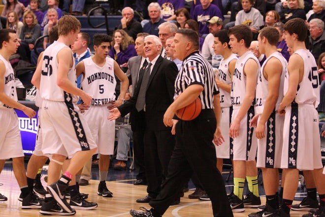 Monmouth-Roseville coach Chuck Grant and the Titans will play Rockridge on Wednesday night at the Farmington Sectional. Tip-off is scheduled for 7 p.m.
