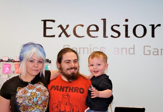Tiana Chase, left, Bobby Whitcomb, and their son, Link Whitcomb inside Excelsior. 

Courtesy photo