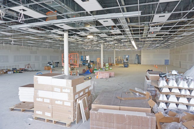 Continental Construction Co. of Portage said the interior of Ulta Beauty in the strip mall under construction near Walmart on U.S. 223 in Madison Township should be finished by about April 15.