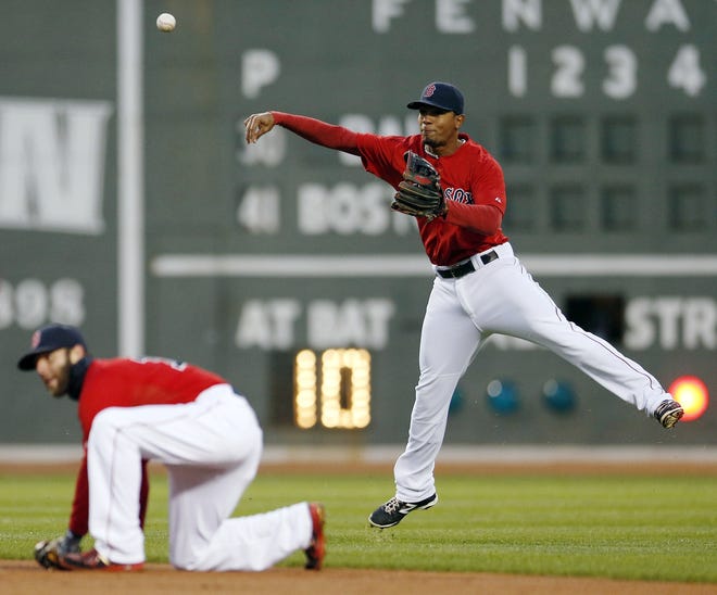 With Red Sox pitchers looking to get a lot of ground-ball outs this season, it will be up to Xander Bogaerts to step up and anchor the team's infield at shortstop. MICHAEL DWYER/THE ASSOCIATED PRESS