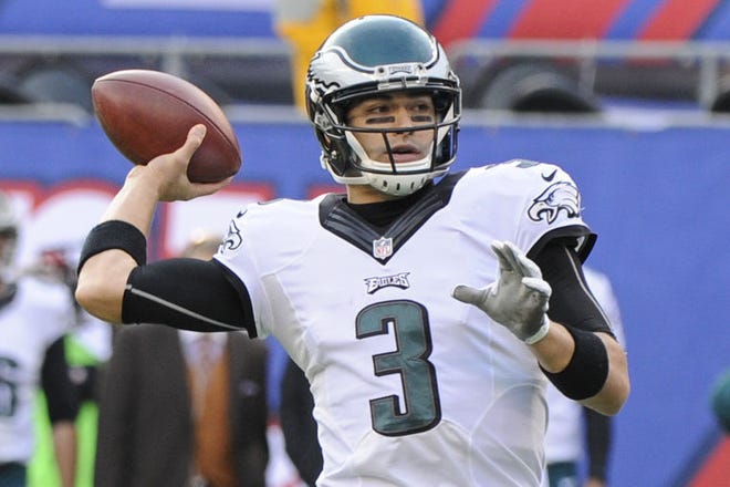The Eagles could be Mark Sanchez's team this season and beyond, with traded-for quarterback Sam Bradford still wearing a brace and limping.