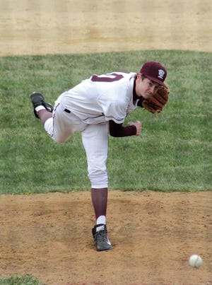 In this 2014 file photo, Illinois Valley Central junior Jarod McElyea delivers a pitch during an April 17, 2014, game against Peoria Richwoods at Chillicothe.