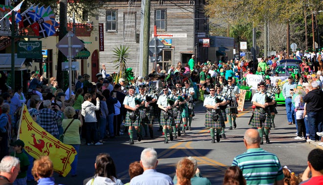 The St. Patrick's Day parade will be taking over downtown St. Augustine Saturday, March 14.