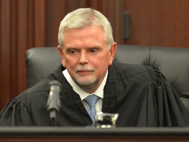 Chief Judge Mark Mahon is shown at the Duval County Courthouse in an August 14, 2014 file photo.
