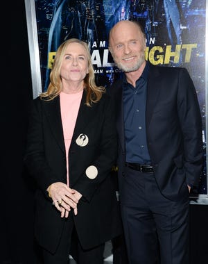 Actor Ed Harris and his wife, actress Amy Madigan, attend the world premiere of “Run All Night” at AMC Loews Lincoln Square in New York. AP PHOTO 
 Evan Agostini - 
Evan Agostini/Invision/AP