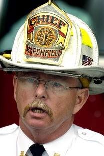 Marshfield Fire Chief Kevin Robinson is on paid administrative leave. 

File photo