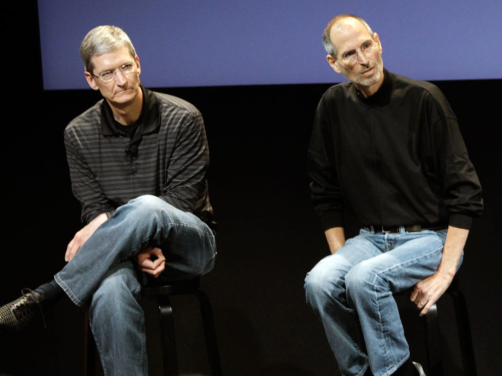 New book reveals Apple's Tim Cook Steve Jobs part of his liver