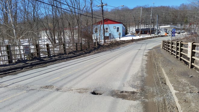 Sullivan County plans to replace this bridge on Old Falls Road in Fallsburg. The project will cost $3.1 million, but the county will kick in just $150,000. ANDREW BEAM/TIMES HERALD-RECORD