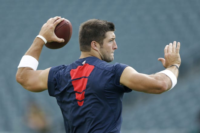 Tim Tebow worked out with the New England Patriots in 2013, and may be getting another shot at the NFL.