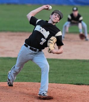 North Gaston starter Blake Brown struck out 14 batters in five innings Monday.