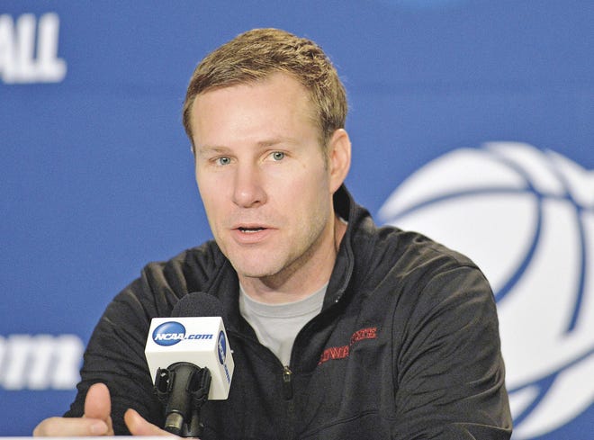 Timothy D. Easley/Associated Press Iowa State head coach Fred Hoiberg talks during a news conference before practice at the NCAA tournament in Louisville, Ky., on Wednesday. Iowa State plays UAB in the second round today.