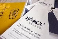 A practice book for the PARCC exam, which will be given in Rhode Island in March.