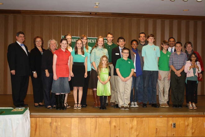 Students ages 5-18 competed in the 4-H Public Speaking Contest in January.