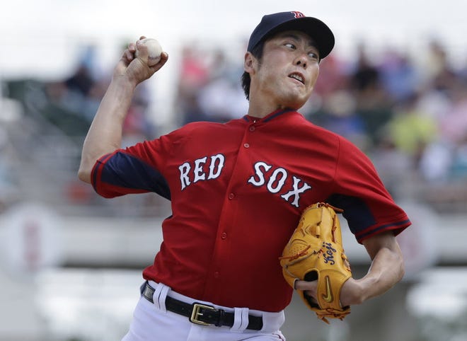 Koji Uehara has made only three appearances this spring due to a left hamstring injury.