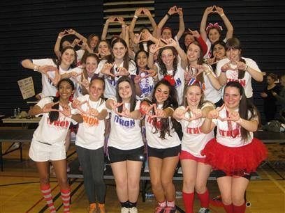 CR South Mini-THON committee members show their support for the kids.
