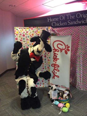 PROVIDED PHOTO Don Harrington Discovery Center will host Easter events and the Chick-fil-A cow on Saturday.