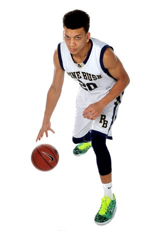 Justin Powell, of Pine Bush, is a Varsity 845 basketball all-star for 2014-15.