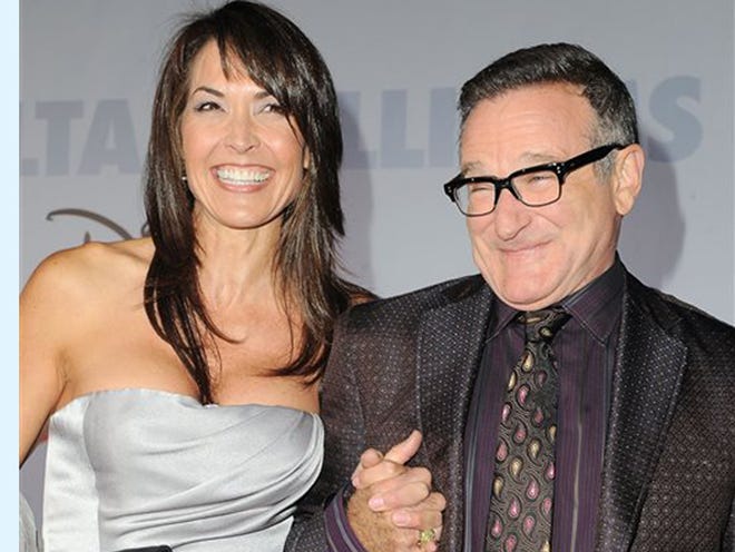 Actor Robin Williams and his wife Susan Schneider at the premiere of "Old Dogs" in Los Angeles in November 2009. Attorneys for Williams' wife and children are headed to court in their battle over the late comedian's estate. The attorneys are scheduled to appear before a San Francisco probate judge on Monday, as they argue over who should get clothes and other personal items the actor kept at one his Northern California homes. In papers filed in December, Williams' wife, Susan, says some of the late actor's personal items were taken without her permission. She has asked the court to set aside the contents of the home she shared with Williams from the jewelry, memorabilia and other items Williams said the children should have.