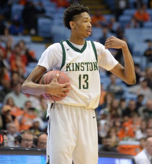 Kinston senior Brandon Ingram is seen in the North Carolina High School Athletic Association 2A championship game against East Lincoln on March 14. The top player in the state of North Carolina and five-star recruit will play in the McDonalds All American Games in Chicago tonight.
