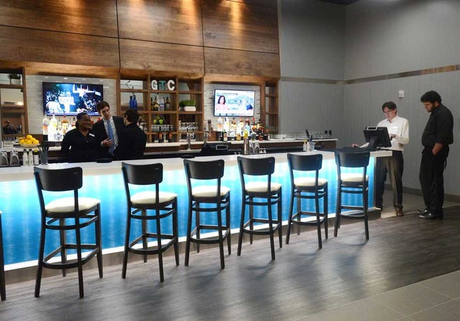 Patrons can enjoy a full bar at the recently renovated Beechwood Cinema on Friday, March 27, 2015 in Athens, Ga.  (Richard Hamm/Staff) OnlineAthens / Athens Banner-Herald