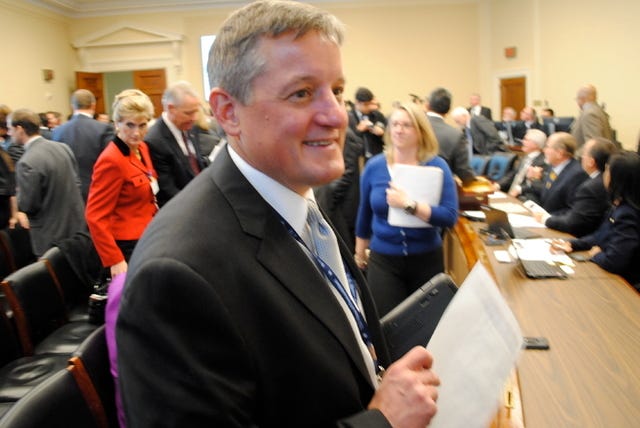 Washington Bureau File Photo / Then-Rep.-elect Bruce Westerman, R-Hot Springs, gets ready for a drawing Nov. 19, 2014, to determine his office space for the next two years in Congress.