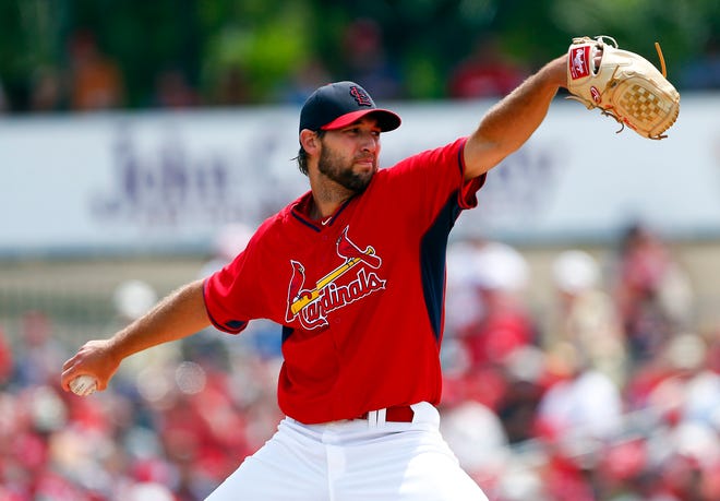 Michael Wacha says he felt healthy in spring training after missing most of last season's second half with a stress reaction in his shoulder. FILE PHOTO/THE ASSOCIATED PRESS