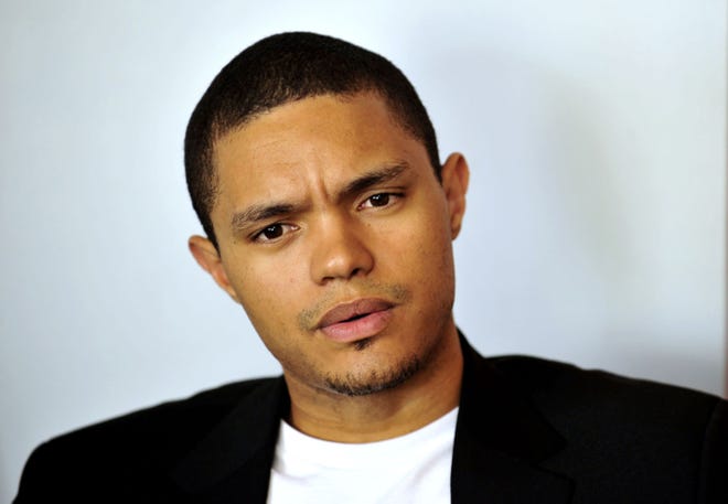 In this Oct. 27 2009 photo, South African comedian Trevor Noah is photographed during an interview. Jon Stewart is voicing full support for his “Daily Show” successor Noah, calling the incoming host “incredibly thoughtful and considerate and funny and smart.” Stewart made his comments on the Monday, April 6, 2015, edition of the Comedy Central fake news show.