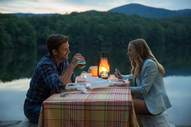 In this image released by 20th Century Fox, Britt Robertson, right, and Scott Eastwood appear in a scene from "The Longest Ride." (20th Century Fox, Michael Tackett)