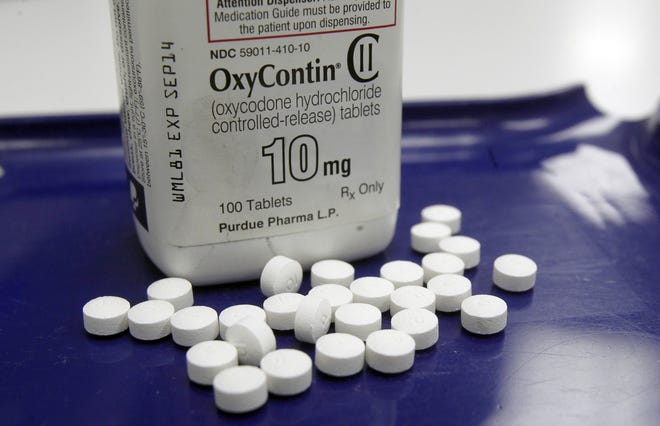 From 1991 to 2009, prescriptions for opiate-based drugs like OxyContin increased almost threefold, to more than 200 million, according to the National Institutes of Health. AP file photo