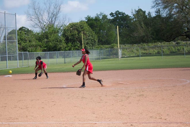DHS senior pitcher Joneisha Smith pitched 17 strikeouts in the 8-2 loss to White Castle on April 3.