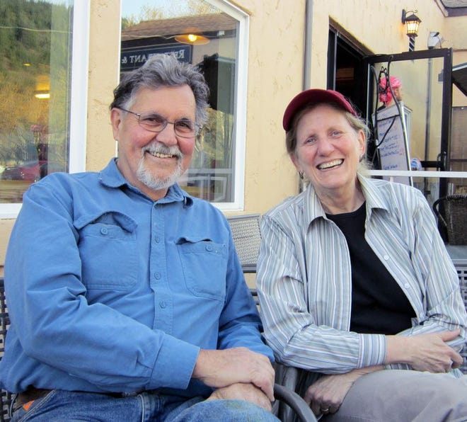 Ed Steele, selected as Dunsmuir's 2014 Citizen of the Year, with wife Joanne at Dunsmuir Brewery Works.