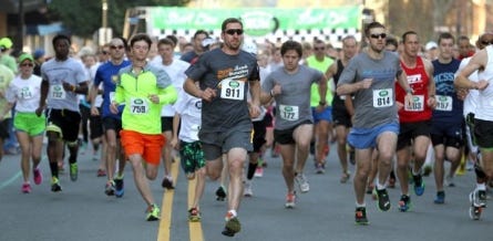 Runners participate in the Community Foundation Run in Gastonia last year.