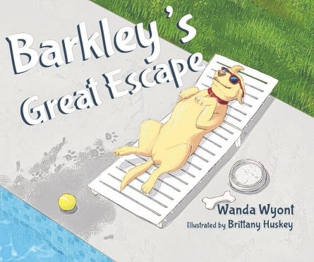 'Barkley's Great Escape' is by Cherryville resident Wanda Wyont.