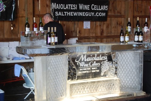 The Spring Thaw Ice and Wine Festival is set for Saturday at The Ice House at Sculpted Ice Works, Lakeville. Photo provided