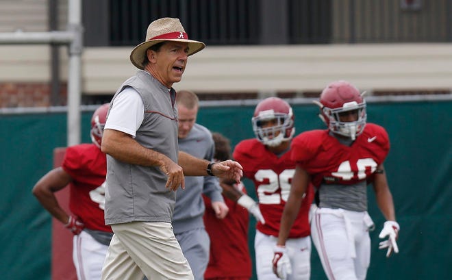 Alabama head coach Nick Saban said this year's A-Day game will have more players out than other games in the past, which could create playing opportunities for other players.