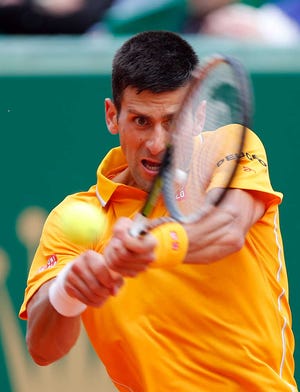 Novak Djokovic knocked off Rafael Nadal 6-3, 6-3 in the their semifinal at Monaco. It's his second victory in three years over Nadal in the event.