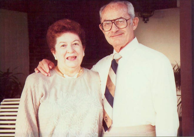 Dorothy and Leon Bloom, shown in an undated photo, provided by Dorothy Bloom.