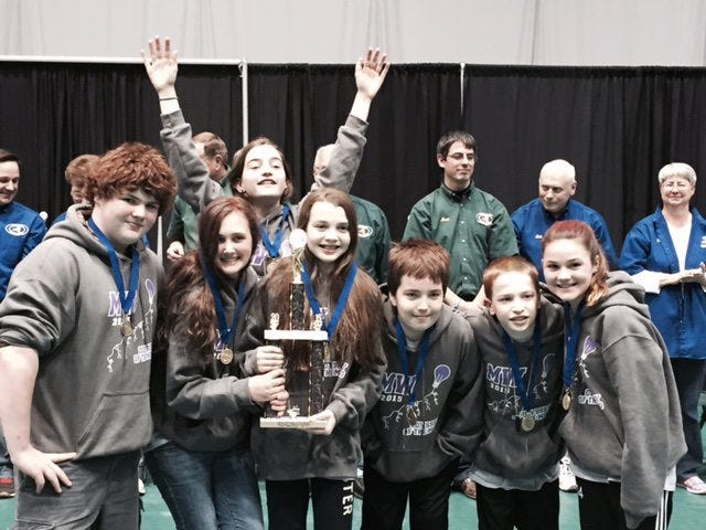 Team McInerney comprised of Monroe Woodbury middle school students. Photo provided