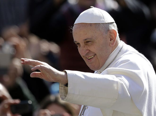 Pope Francis, seen here at a general audience in March, has said he believes it should be easier for divorced Catholics to remarry in the church and receive the sacraments. In response, the Diocese of Pittsburgh has eliminated fees for annulments, as have other dioceses across Pennsylvania.