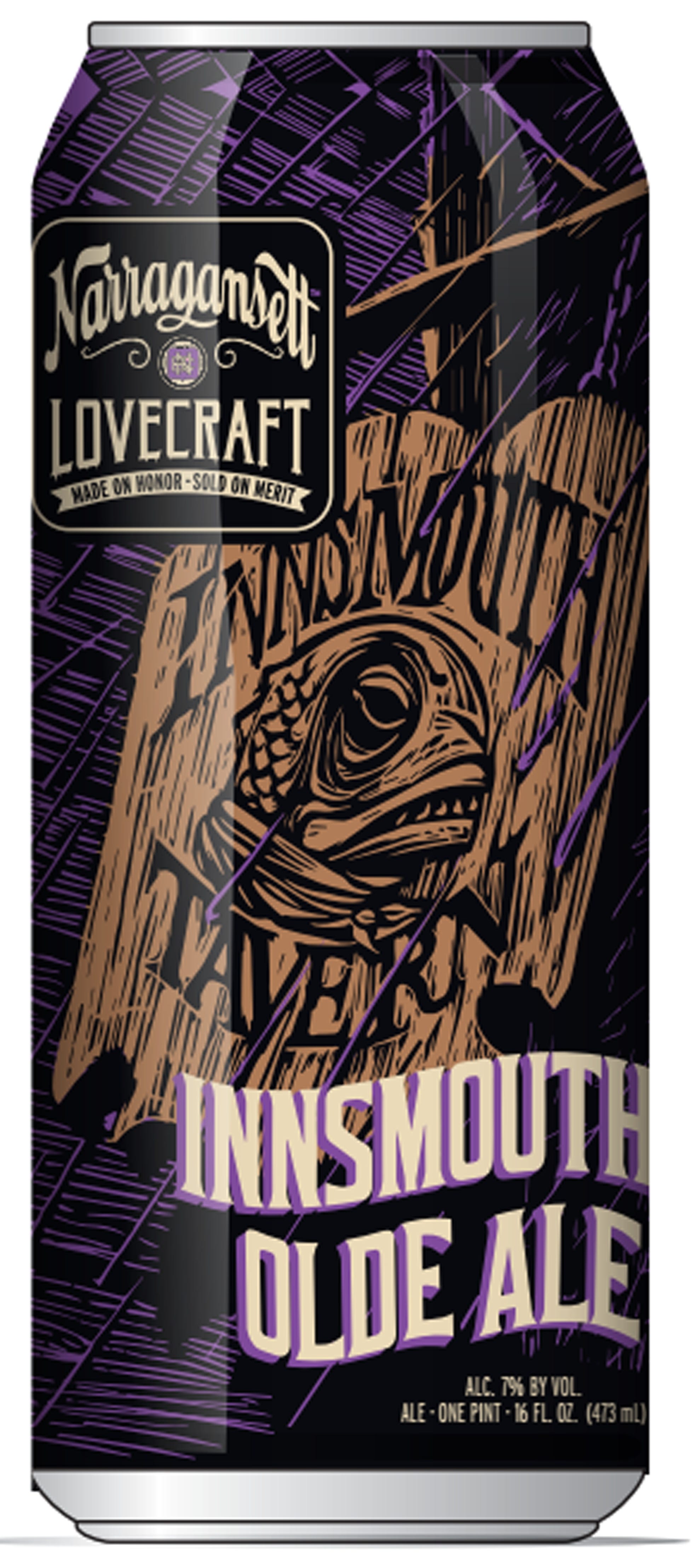 Lovecraft Innsmouth Olde Ale Poster Sign Rhode Island P Narragansett Beer H 